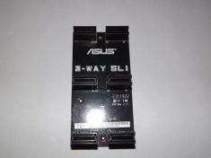 Conector 3 way SLI Asus - pentru SLI cu 3 placi video foto