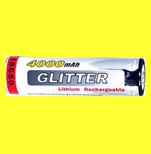 GLITTER / UitraFlrc Acumulatori Rezerva 18650 pentru lanterna cu led q5 sau xml t6 lenser laser verde tigara electronica foto