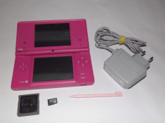 Consola jocuri Nintendo DSi + card modare R4i + micro SD 4 Gb plin cu jocuri foto