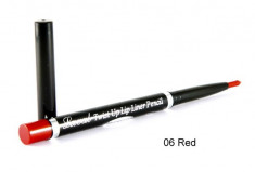 Creion contur buze Laval Waterptroof Twist Up Lip Liner Pencil - Red foto