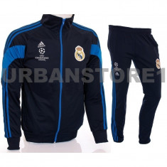 Trening Real Madrid Bleumarin, Trening Adidas Slim Fit + Livrare Gratuita in toata tara! foto