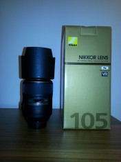 Vand Nikon AF-S VR Micro-Nikkor 105mm f/2.8G IF-ED - impecabil foto