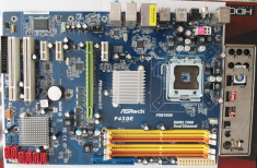 Placa de baza LGA 775 ASRock P43DE socket 775, ddr2 1200, Fsb 1600 usb2 ,sata2, 4 sloturi de ram Ideala pt Quad core, core 2 duo dual core etc foto