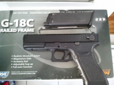 Pistol Glock G-18C Realistic blowback action foto