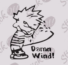 Damn wind_Sticker Auto_Tuning_CSTA-550-Dimensiune: 15 cm. X 12 cm. - Orice culoare, Orice dimensiune foto