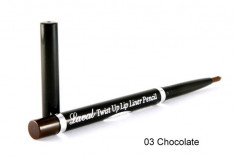Creion contur buze Laval Waterptroof Twist Up Lip Liner Pencil - Chocolate foto