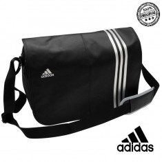 Geanta Adidas Enamel Flap Bag , Originala , Noua , Neagra - Import Anglia - Dimensiuni - foto