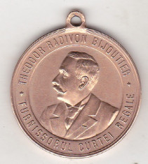 bnk sc medalie Theodor Radivon Bijoutier - Furnissorul Curtei Regale 1899 (2) foto