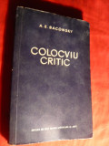 A.E.Baconsky - Colocviu Critic - Prima Ed. 1956