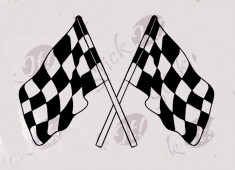 Flag_Sticker Auto_Tuning_CSTA-181-Dimensiune: 35 cm. X 24.5 cm. - Orice culoare, Orice dimensiune foto