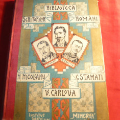 N.Nicoleanu -V.Carlova - C.Stamati - 3 autori -Poezii si Proza - Ed. 1906 Minerva