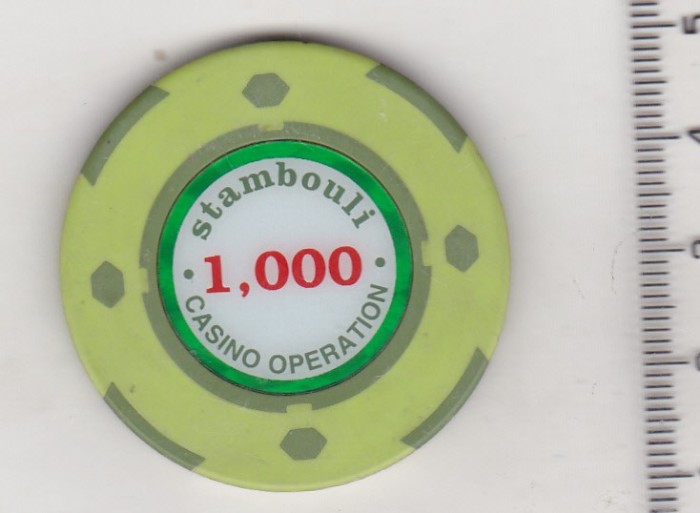 bnk sc Jeton Stambouli Casino Operation 1000