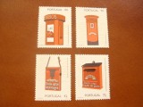 Portugalia 1993 posta cutii postale MI 1992-95 MNH