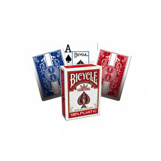 Carti poker Bicycle PRESTIGE, rosu 100% plastic foto