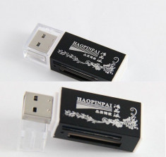 Adaptor usb 4 in 1 negru foto