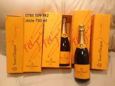 Sampanie Veuve Clicquot Brut 0,75 in cutii foto