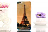 Husa silicon TPU Turnul Eiffel Iphone 6 Plus 5.5&quot; + folie protectie ecran + expediere gratuita Posta, Maro, Apple