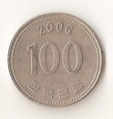 Moneda 100 won 2006 - Coreea de Sud foto