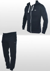 Trening - Adidas - New Limited Edition - Simplu - Negru - Din Bumbac - Pantaloni conici - Masuri S M L XL B113 foto