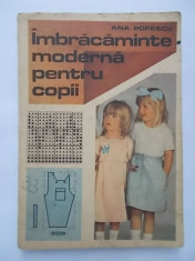 Ana Popescu - Imbracaminte moderna pentru copii (1988) foto