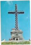 #carte postala(ilustrata)-M-TII BUCEGI-Monumentul de pe Caraiman, Necirculata, Printata