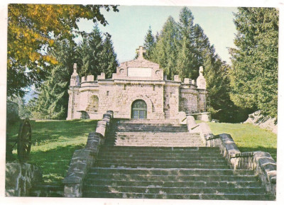 #carte postala(ilustrata)-VRANCEA-Mausoleul Soveja foto