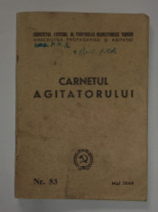 CARNETUL AGITATORULUI 1949 foto