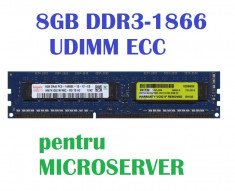 Memorii 8GB DDR3-ECC UDIMM compatibile MicroServer Gen8 foto