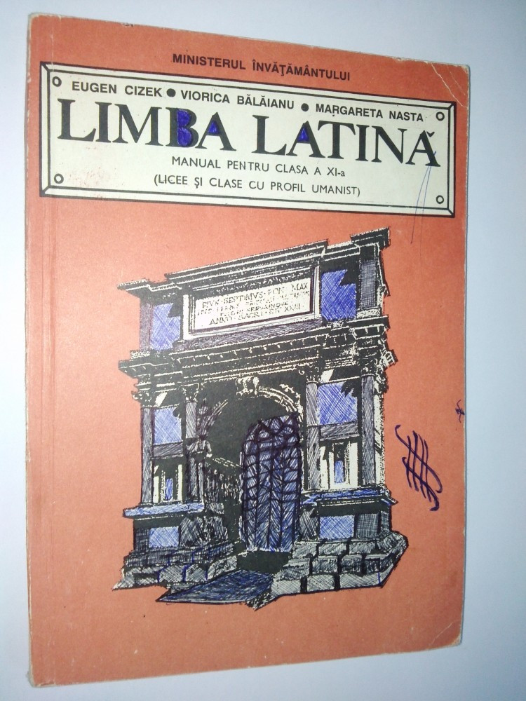 Limba Latina - manual pentru clasa a XI- a /1995, Clasa 11, Alte materii,  Alta editura | Okazii.ro