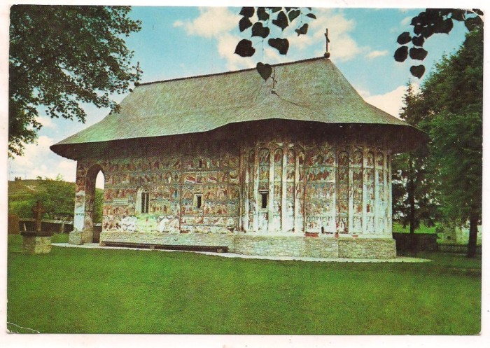 #carte postala(ilustrata)-SUCEAVA-Biserica Humor