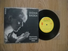 DOINA BADEA: Festival Sanremo 1966(vinil disc mic, EP cu 4 piese in limba it.) foto