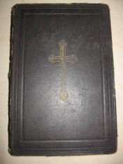 BIBLIA SAU SFANTA SCRIPTURA A VECHIULUI SI NOULUI TESTAMENT, CU TRIMITERI// FORMAT MARE, 1931 foto