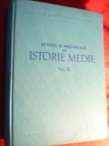 Academia RPR - Studii si Materiale de Istorie Medie , vol. II - Ed. 1957