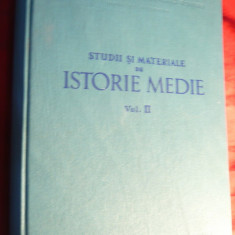 Academia RPR - Studii si Materiale de Istorie Medie , vol. II - Ed. 1957