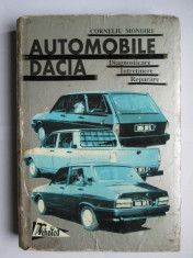 CARTE TEHNICA AUTO: AUTOMOBILE DACIA, DE CORNELIU MONDIRU. EDITURA TEHNICA 1998. VARIANTELE DACIA TRATATE, LE VEDETI IN FOTO 2. foto