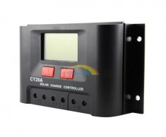 Controller/regulator solar CY20A 20A, LCD, 12/24V Panouri Celule fotovoltaice + MC4 foto