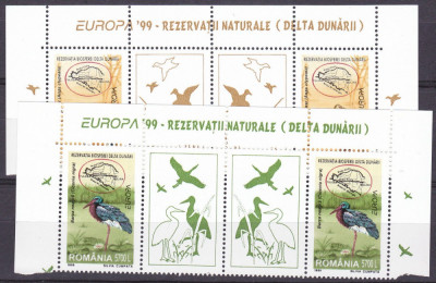 ROMANIA 1999 EUROPA - REZERVATII NATURALE - DELTA DUNARII LP 1485a foto