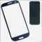 Ecran Geam Sticla Samsung Galaxy S4 Albastru Dark Blue + Adeziv gratis === CEL MAI BUN PRET ===
