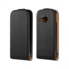 Husa HTC ONE M8 MINI Flip Case Slim Inchidere Magnetica Black foto