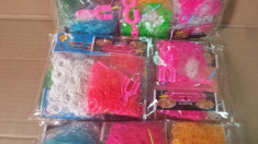 ELASTICE LOOM BANDS. Rainbow Loom&amp;amp;amp;lrm;. 1000 buc. FOSFORESCENTE. foto