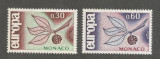 MONACO 1965 EUROPA CEPT, Nestampilat