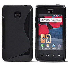 Husa LG Optimus L3 II E435 TPU S-LINE Black foto