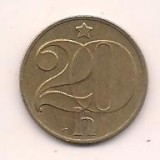 No(2) moneda-CEHOSLOVACIA -20 Haleru 1985