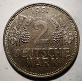 E.273 GERMANIA RFG 2 DEUTSCHE MARK 1951 D RARA