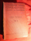 C.Hamangiu - Codul General al Romaniei , vol.VII -1910-1912