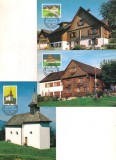 !!! LIECHTENSTEIN - LOT 3 ILUSTRATE MAXIME ARHITECTURA SCHELLENBERG 1998