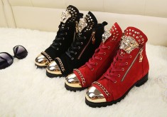 Ghete piele VERSACE foto