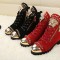 Ghete piele VERSACE