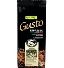 Cafea Gusto Espresso boabe Bio, 250 g, Rapunzel foto