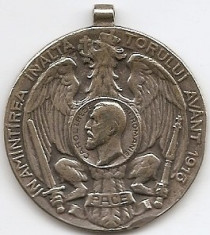 Medalie In Amintirea Inaltatorului Avant 1913 Carol I - (MC-48) foto